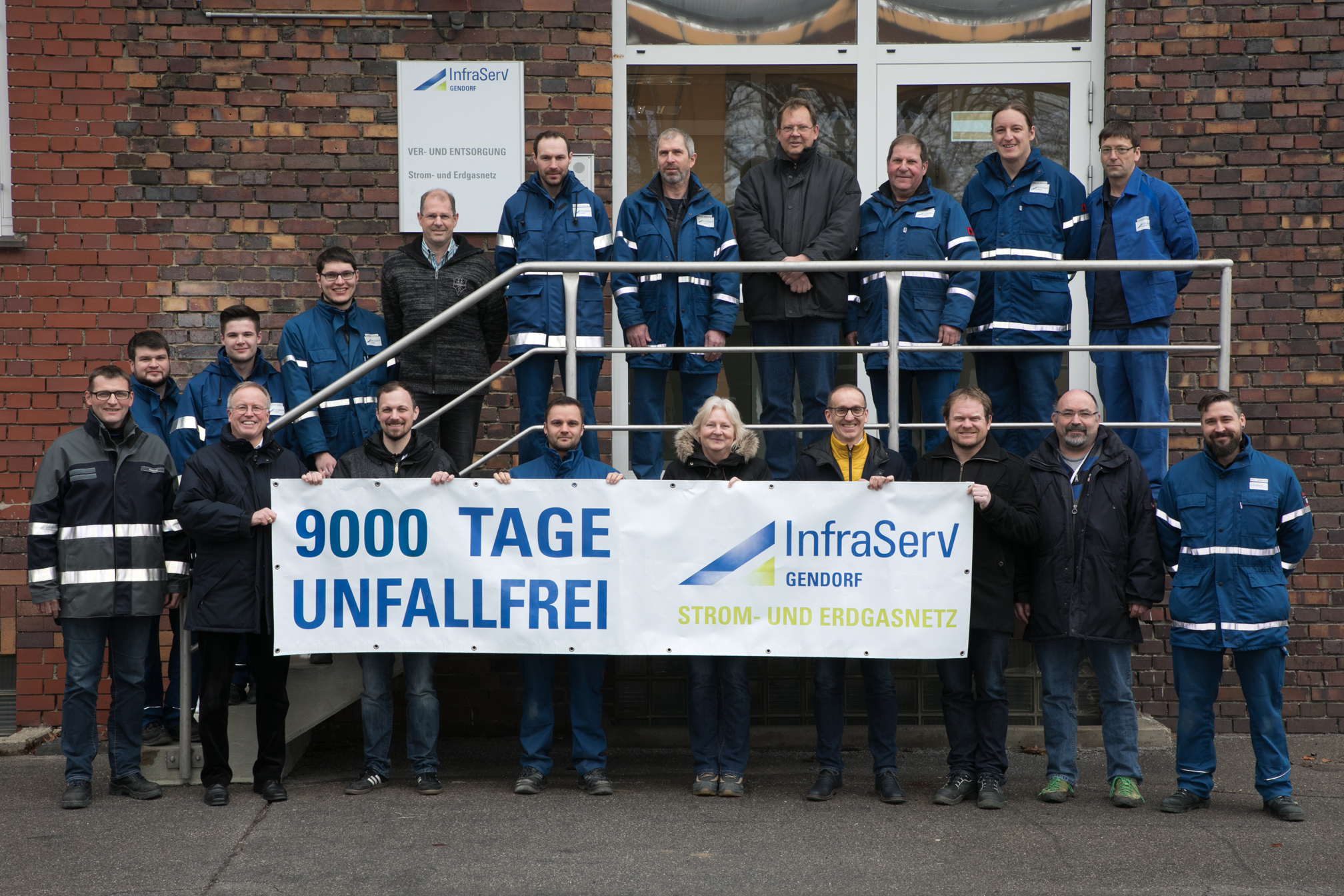 Bild Mitarbeiter der Abteilung um Strom- und Erdgasnetz der ISG
